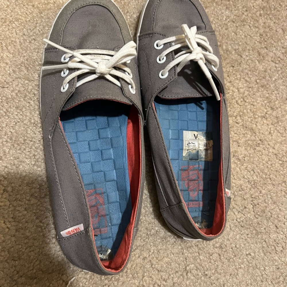 Vans Gray Canvas Women’s Shoes